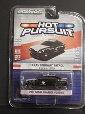 2011 Dodge Charger Texas Highway Patrol Greenlight Hot Pursuit 1/64 MIP 2018 HTF
