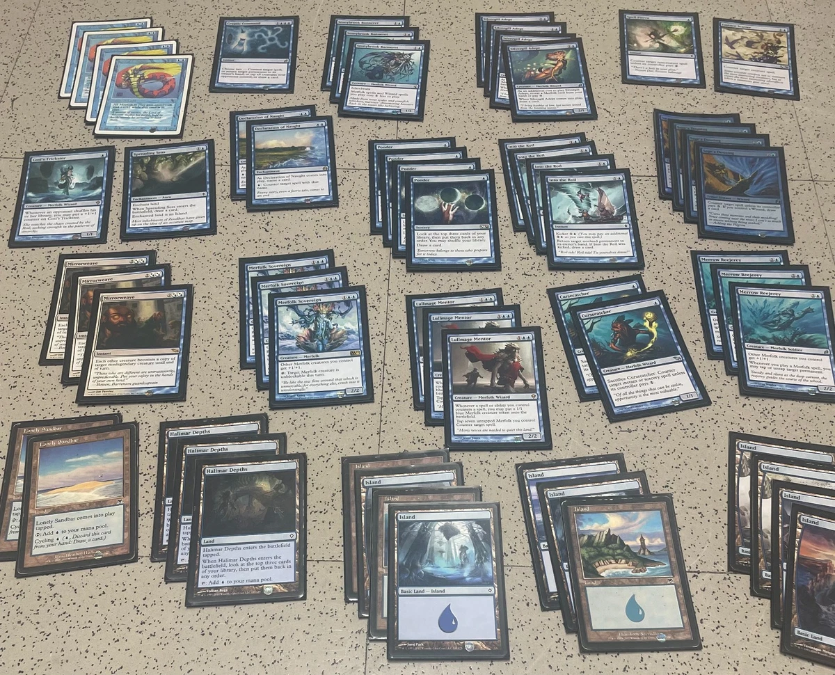 Merfolk Magic: The Gathering Wizards of the Coast Blue Player-Built Collectible Card Game Decks for sale | eBay Merfolk Magic: The Gathering Wizards of the Coast Blue Player-Built Collectible Card Game Decks for sale | eBay