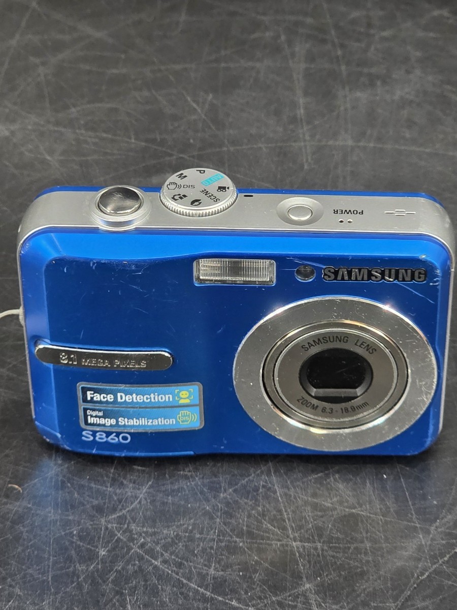 Samsung S860 Digital Camera Blue 8.1MP | eBay