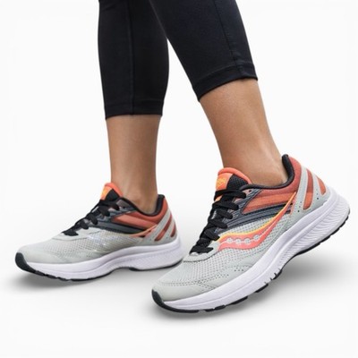 Saucony Sneakers Womens 7.5 Cohesion 15 Orange Running Workout S10701-16