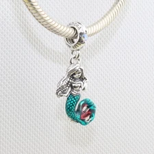 PANDORA S925 Ale Disney The Little Mermaid Ariel Charm 792695C01