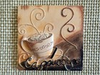 Coffee Wall Decor-Cappuccino Coffee Latte Mocha- 3 Framed-3D Hand Painted Resin — photo 3