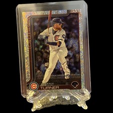 2025 Topps Update Series Justin Turner #US27 Holofoil/speckle/sparkle foil