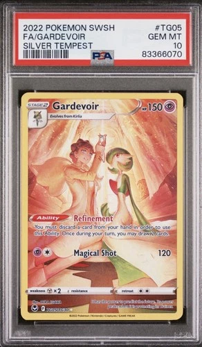 2022 Pokemon Silver Tempest Trainer Gallery Gardevoir Full Art TG05/TG30 PSA 10