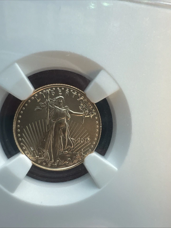 2015 $5 Gold 1/10 oz American Eagle NGC MS69 - Image 4 of 4