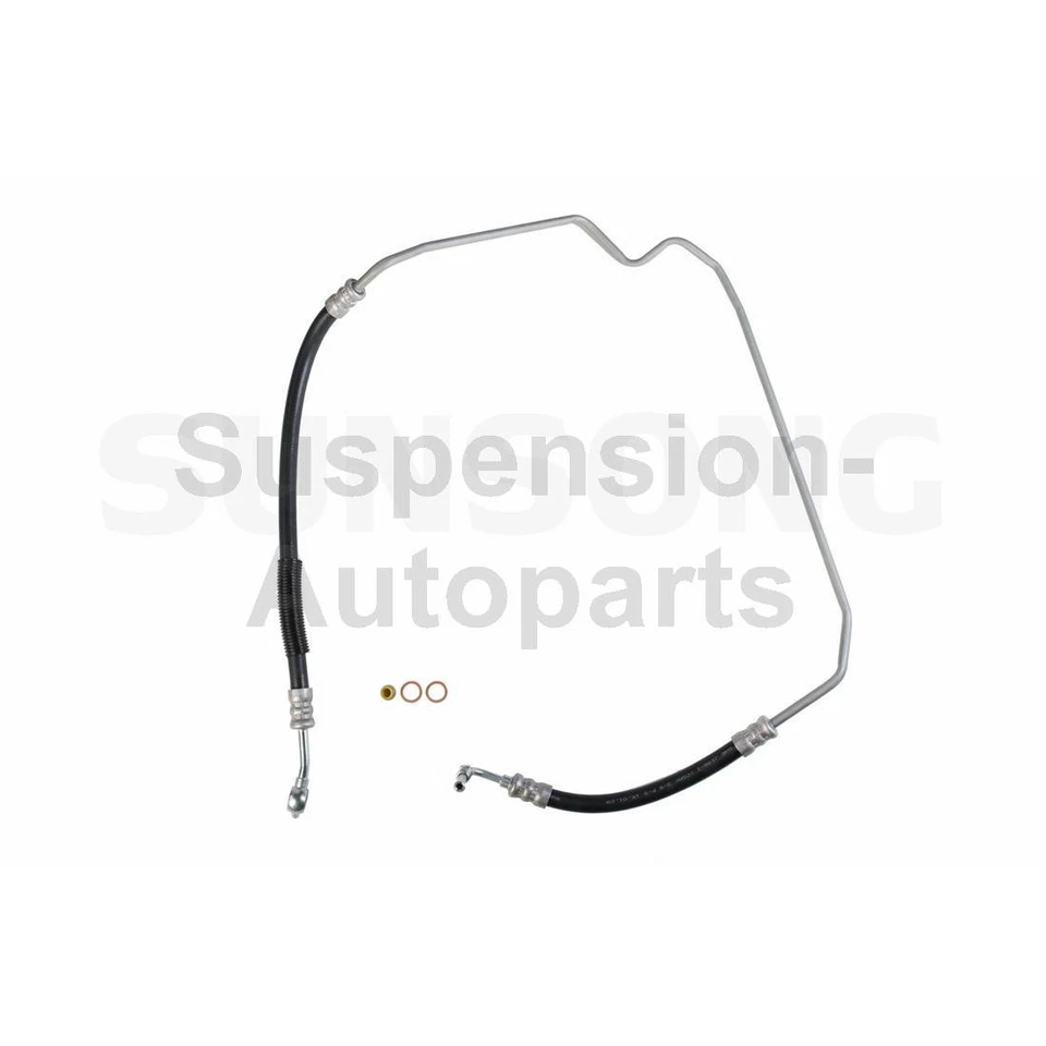 Manguera de línea de presión de dirección asistida Sunsong para Nissan D21_SU 1986 1987 1988 1989 Foto 2 de 4