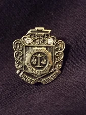 1950S CHEVROLET SERVICE MANAGEMENT 2 DIAMOND 10K 3.0GRAM AWARD LAPEL PIN ANTIQUE
