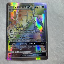 Pokemon Card Golisopod GX 148/147  Burning Shadows Rainbow Secret Rare NM on eBay