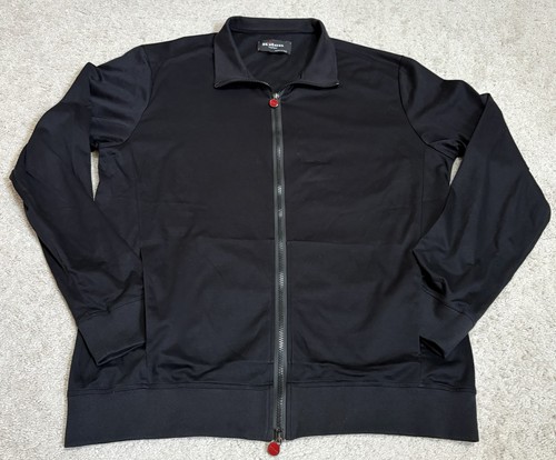 Kiton Jacket B-One Men’s Size Large Cotton Full Zip Black Coat Italy - Picture 12 of 16