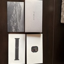 Apple Watch Ultra 2 GPS  LTE 49MM Black Titanium with 2025 Black Alpine Loop 