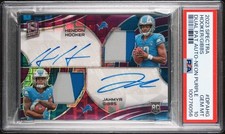 2023 Spectra Jahmyr Gibbs Hendon Hooker Purple Neon /30 RPA PSA 10 RC