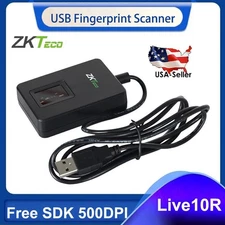 ZKteco Live10R ZK9500 USB Fingerprint Reader Biometric Fingerprint Scanner US