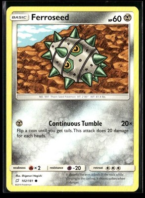 Ferroseed 102/181 SM - Team Up NM