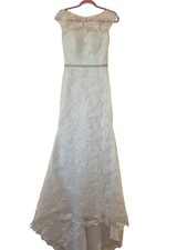 Woman Elegant Boho Spaghetti Straps Wedding Dress