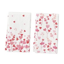 Love Heart Branch Valentine's Kitchen Towels Dish Towels, 18x26 18" x 26" Pink