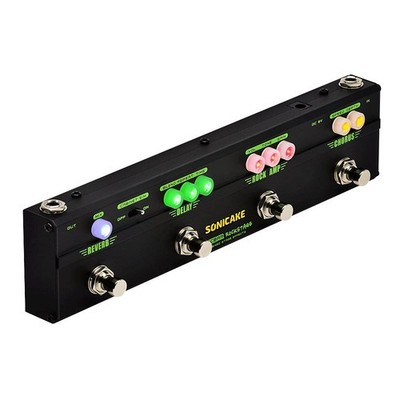 Guitar Multi Effect Pedal Chorus Delay Reverb Distortion Classic Rock Tone Gu...