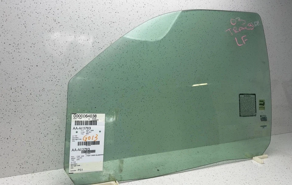 02 03 04 05 06 07 08 09 TRAILBLAZER Front Door Glass/window Chevrolet Left - Image 2 of 4
