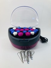 Remington Ionic Conditioning Hair Setter 20 Velvet Hair Rollers Used Crack