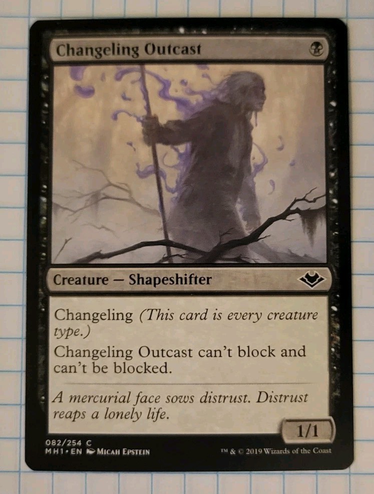 MTG - Changeling Outcast - Modern Horizons Regular 082 C MH1
