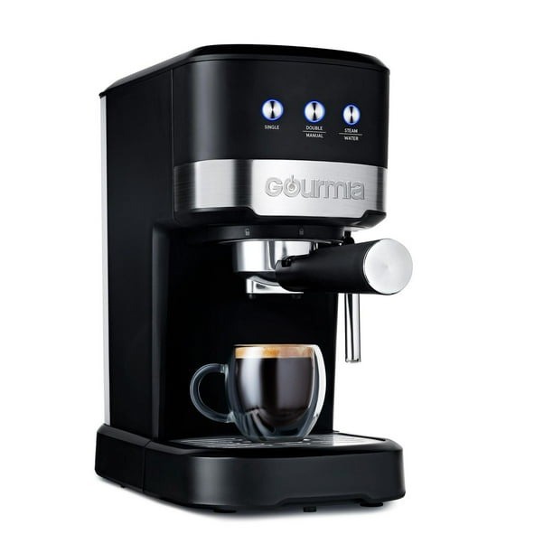 Gourmia GCM4225 15-Bar Espresso Maker with Powerful Frothing Wand