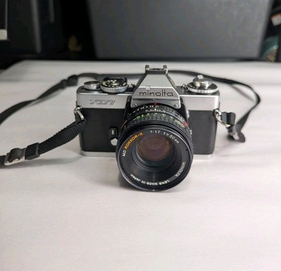 MINOLTA XD7 35mm SLR Camera w/ MD Rokkor-X f=50mm 1:1.7