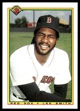Lee Smith 1990 Bowman #263 Boston Red Sox MLB READ FREE SHIPPING AutographDen