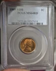 1909 P VDB PCGS MS64 RD Red - Lincoln Wheat Penny Cent 1c US Coin