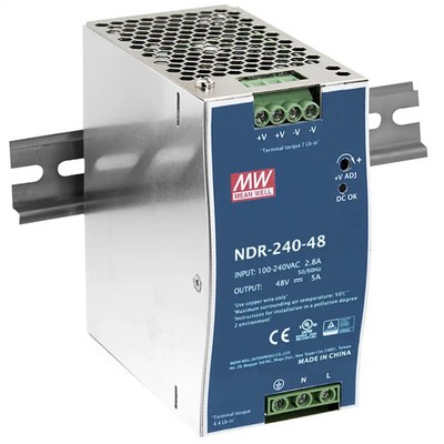 MeanWell NDR-240-24 Hutschienen-Netzteil für 35mm DIN-Schiene 240W 24V/DC 10A