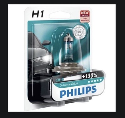 Philips H1 X-tremeVision +130% 12V 55W Halogenlampe Auto Scheinwerferlicht NEU