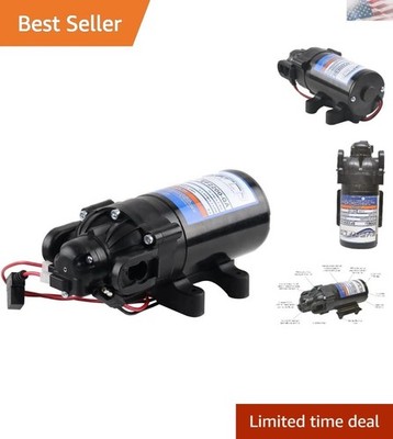 Compact 2.2GPM 12V Battery-Powered Diaphragm Pump for Efficient Fluid Transfer