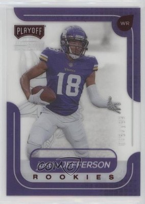 2020 Panini Chronicles Playoff Momentum Rookies Red /199 Justin Jefferson RC 1j2