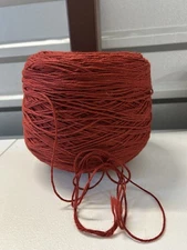 LARGE Cone Spool Bulky Highland Weaving Craft Wool Yarn 3lb 1oz 1762g 3017 C