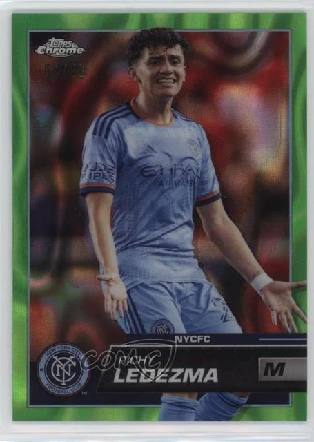 2023 Topps Chrome MLS Neon Green Lava Refractor 54/99 Richard Ledezma Richy 0vl1