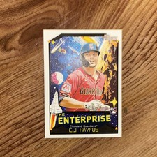 2026 Topps Heritage - C.J. KAYFUS - RC #TE-CK The Enterprise Cleveland Guardians