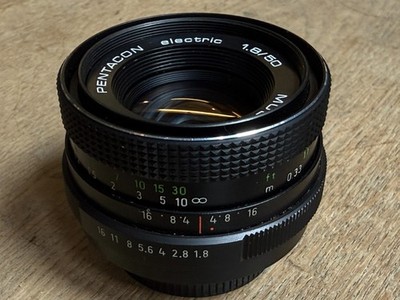 PENTACON electric 50mm f1.8 MC Multi Coating Objektiv M42 - sehr guter Zustand