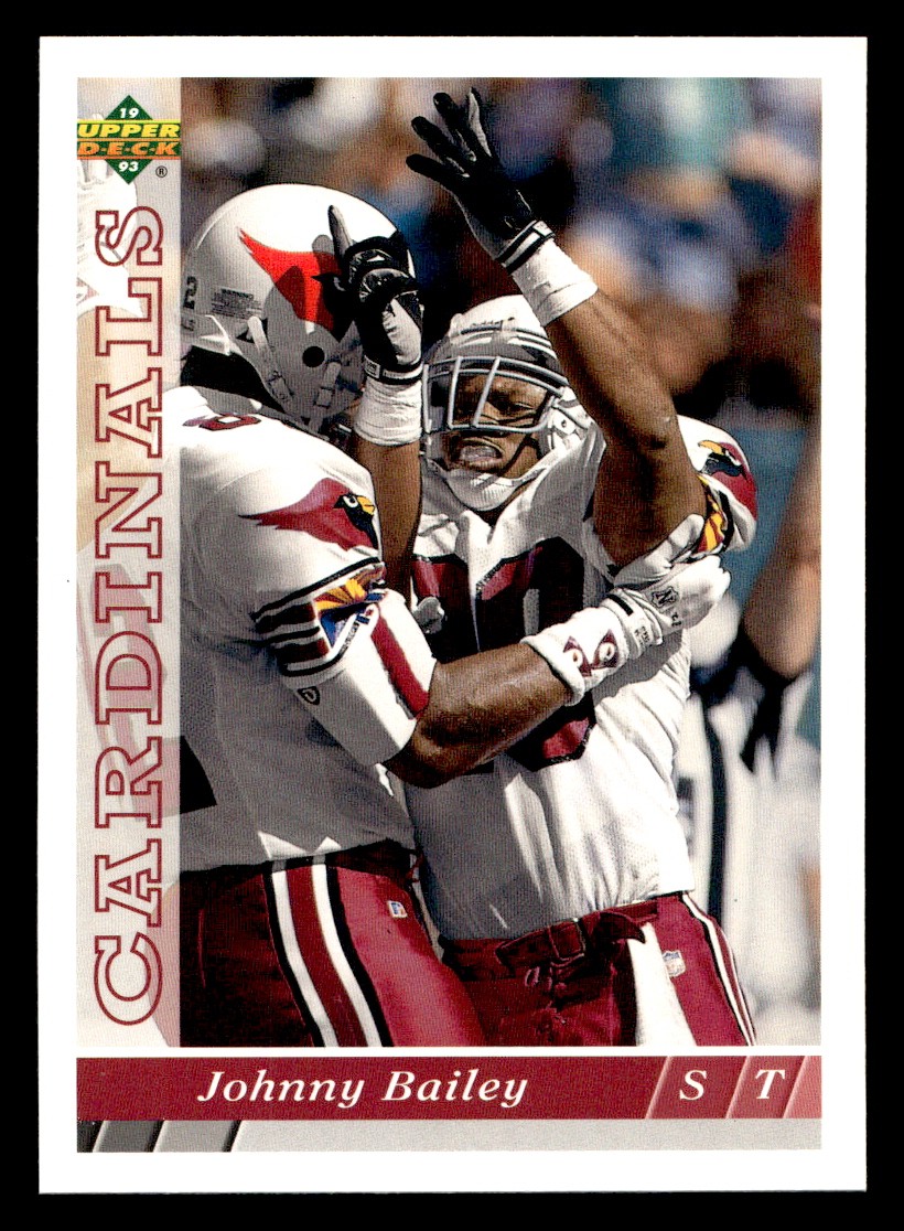 Johnny Bailey - 1993 Upper Deck Football card #391 Arizona Cardinals Raw