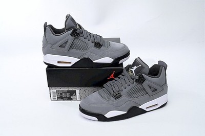 Size 7.5 - Jordan 4 Retro Low Cool Grey for sale online | eBay