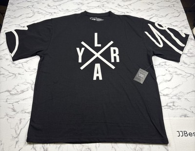 Young & Reckless Y&R Graphic T-Shirt Men s Large Black Logo Streetwear Tee NWT