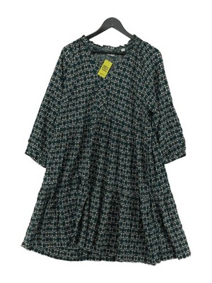 White Stuff Shirt Mini Dress UK18 in Green