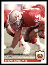 1992 Fleer - Brent Jones #380