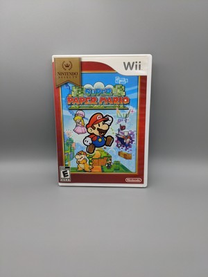 Super Paper Mario Nintendo Selects Edition Nintendo Wii 2007 Complete 