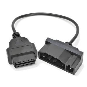 7 Épingle OBD1 à 16 Épingle OBD2 Scanner de code de câble d'adaptateur de convertisseur pour Ford