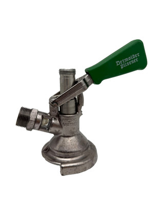 Micro Matic A-System Zapfkopf Flachfitting SK184.04 Detmolder Pilsener Keg