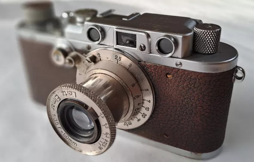 Leica III Rangefinder Camera With Leitz Elmar 50mm f/3.5 – 1938