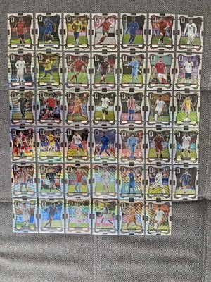 2026 Panini Prizm FIFA World Cup - 41 Wave Prizm Karten Lot - Figo, Iniesta, Etc