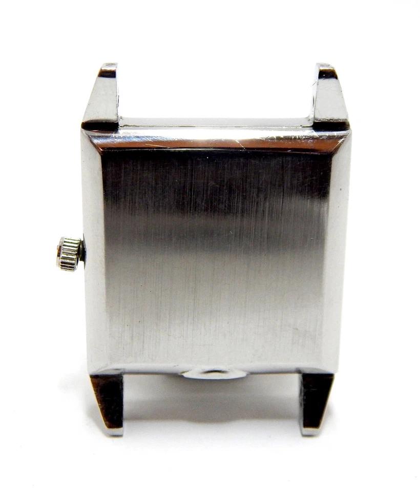 Reloj LONGINES Cuadrado Cuerda Manual Ref 6872-7 Caja Acero Circa 1960 Hombre Funcionando Foto 2 de 4