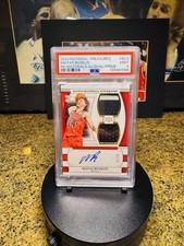 2024-25 National Treasures Matas Buzelis RC Materials Dual Prime Auto RPA 22/25