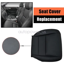 For 2005-2008 Acura TL Driver Bottom Replacement Perf Leather Seat Cover Black