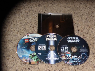 Lot of 3 PC Star Wars Games