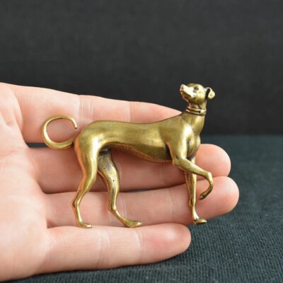 Brass Animal Dog Ornament Creative Simulation Copper Insect Gift Tea Pet